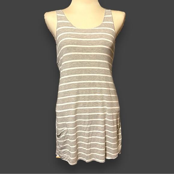 Oakley Spunk Racerback Tank Dress with Pocket Gray White Medium - Picture 1 of 3